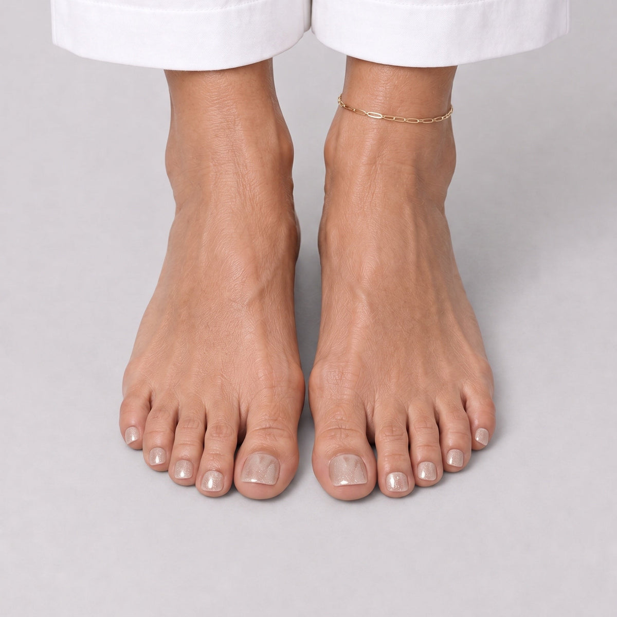 Lashthing press-on teennagels Champagne Satin - hoofdfoto