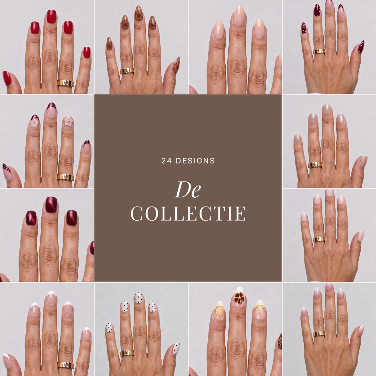 Lashthing press-on nagels - De collectie: 24 designs