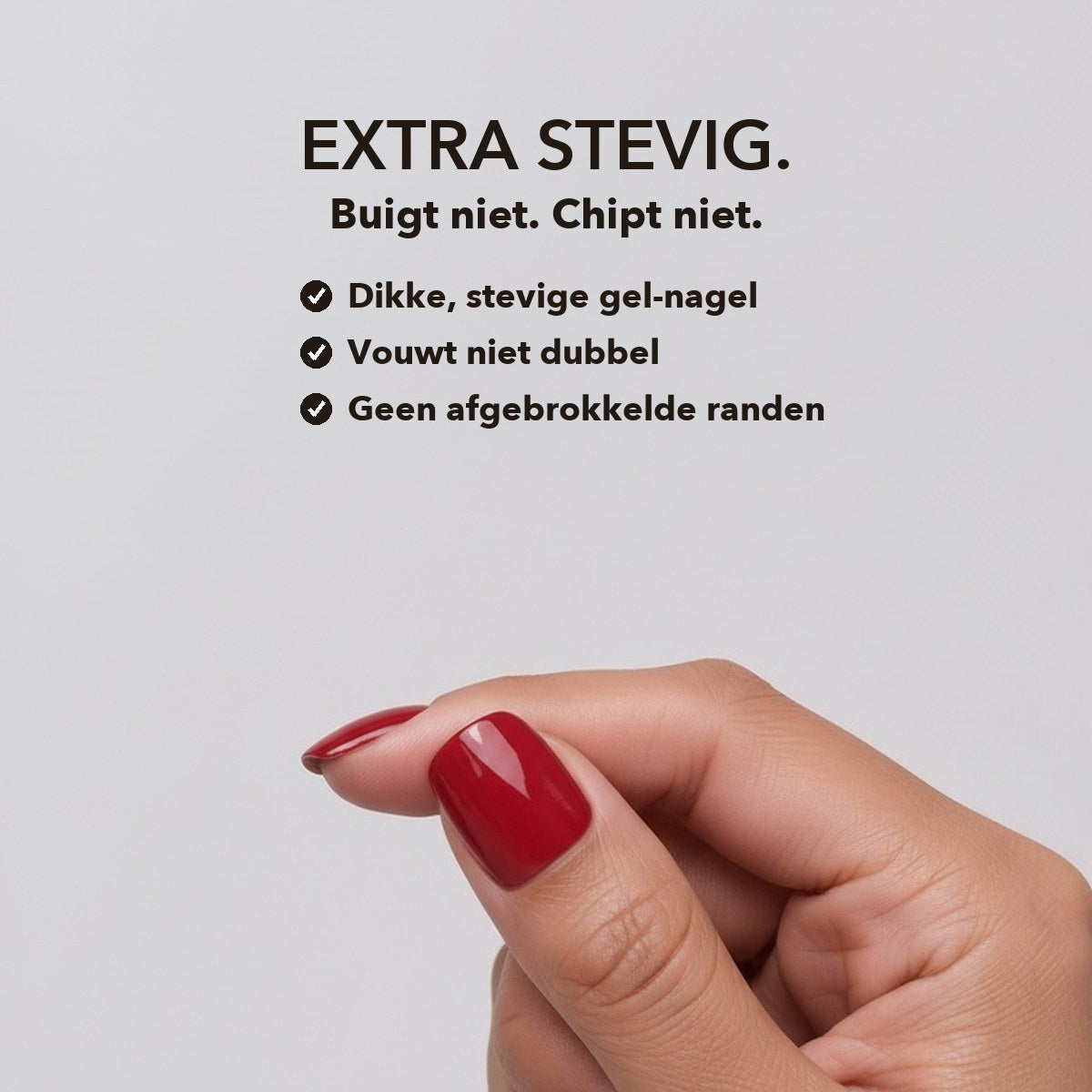 Lashthing press-on nagels - Extra stevig: buigt niet, chipt niet