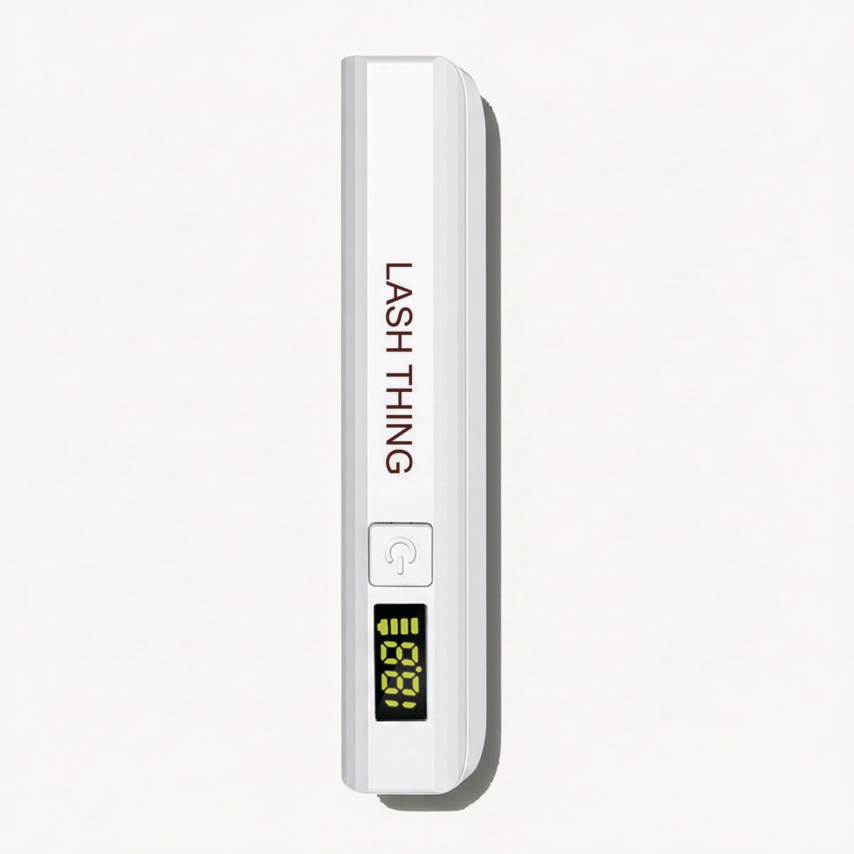 Lashthing Nail Lamp, witte uv-ledlamp voor nagels met aan-knop en display
