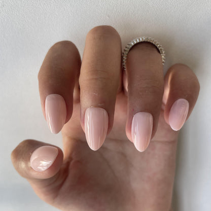 Lashthing press-on nagels Girly Pink (Short Almond) - foto 2