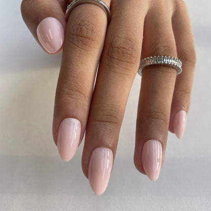 Lashthing press-on nagels Girly Pink (Short Almond) - foto 3