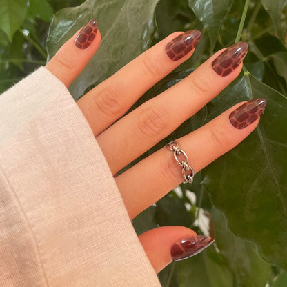 Lashthing press-on nagels Wild Muse (Short Almond) - foto 2