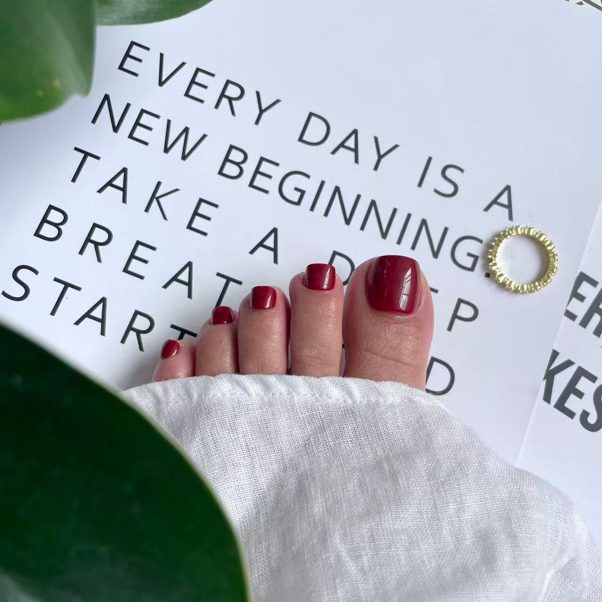 Lashthing press-on teennagels Deep Wine - foto 1
